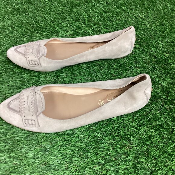 TOD'S Caramel Light Tan Braided Slip-On Suede Loafers 36 - Picture 5 of 14